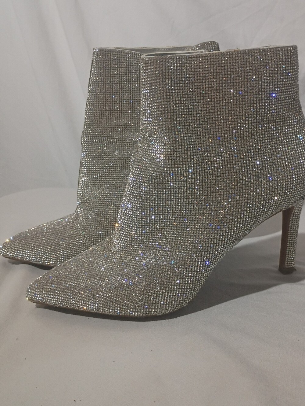 Gianni Bini Annina Rhinestone Embellished Stiletto Dress Booties 9M